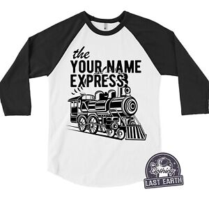 Birthday Express Train Shirts for Boys Girls Personalized Train Kids Graphic Tee
