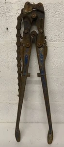 Rare Record 936 Bolt Cutter Handles With Hepsleve Pipe Cutter Chain Attachment - Picture 1 of 13