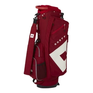 ONOFF Golf Carry Stand Bag 9x 47in Lightweight Nylon 2.6kg Red 2.6kg 2023 Model - Picture 1 of 11