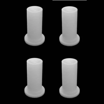 COMET Plastic Insert for Stemmed Caster, Set of 4, Fits Many Rubbermaid & Other Caster