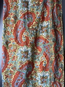 April Cornell Tablecloth 58x114 in Paisley Print Colorful - Picture 1 of 7