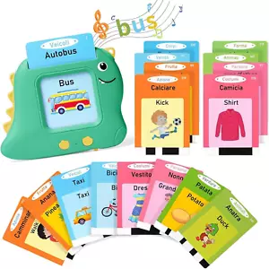 Gioco Educativo 2 3 4 5 6 Anni Montessori Schede Flash Cards Parlanti 112 Fogli - Foto 1 di 12