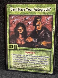 Cyberpunk 2020 CCG rare - # 120 Can I have your Autograph? - Picture 1 of 1