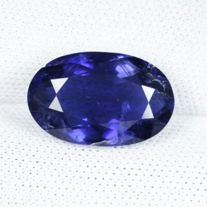 3.85 ct MASSIVE INCLUSION - DEEP PURPLE BLUE   NATURAL IOLITE - See Vdo 1431 SKC - Picture 1 of 2