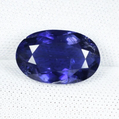 INCLUSIÓN MASIVA 3,85 ct - IOLITA NATURAL AZUL PÚRPURA PROFUNDO - Ver Vdo 1431 SKC Foto 1 de 2