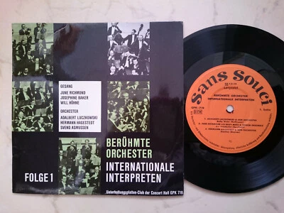 BERÜHMTE ORCHESTER 6 Track EP Orechester Luczkowski,Richmond,Hagestedt,Baker u.a - Bild 1 von 2