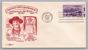 Scott 994 Kansas City Centennial FDC James (Jim) Bridger Gateway to West Series - Picture 1 of 2