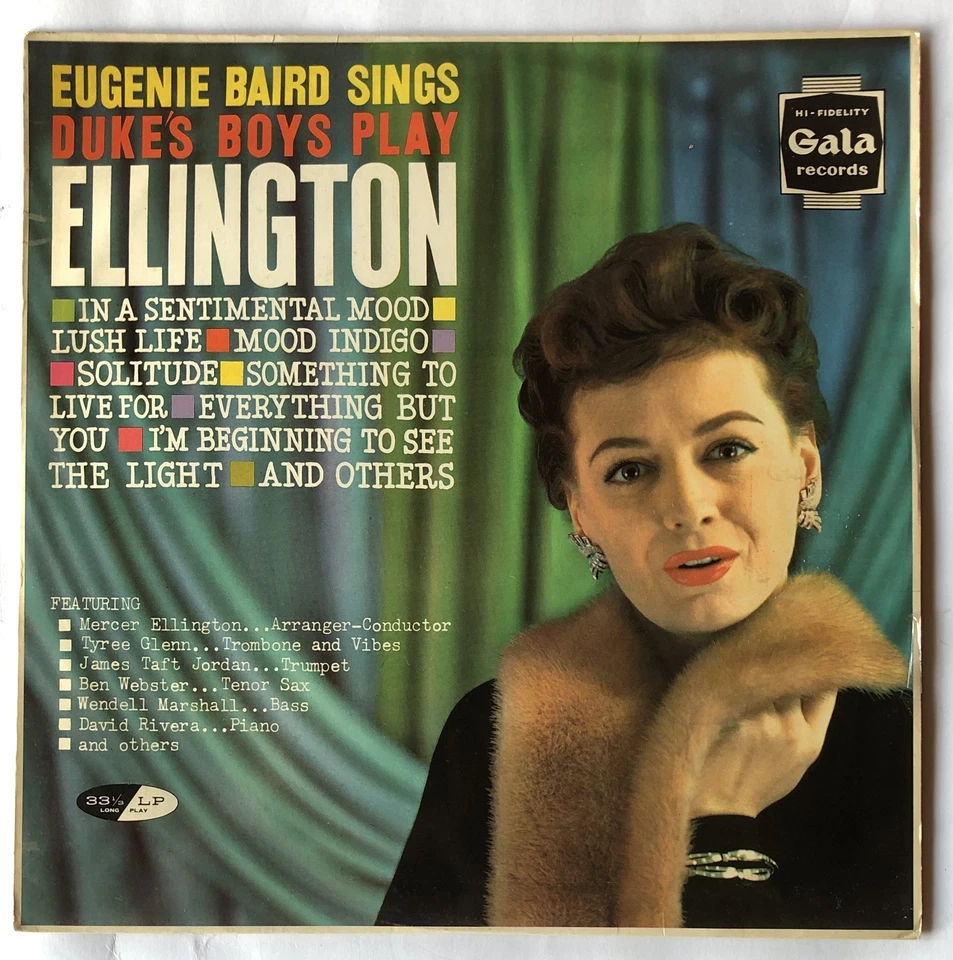 Eugenie Baird Sings Duke's Boys Play Ellington Vinyl Record Used - Image 1 of 1