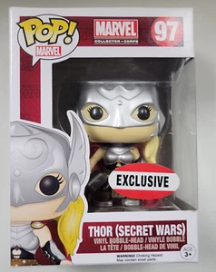 Funko Pop #97 THOR SECRET WARS Vinyl Bobble Head Marvel Collector Corp Exclusive - Picture 1 of 7
