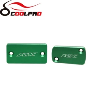 CNC Front Rear Brake Reservoir Cover For KAWASAKI KX125 KX250 KX 250F KX 450F - Picture 1 of 17