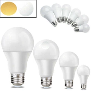 E27 LED Bulb Light Cool White 30W20W18W3W Lamp 110V Warm White Incandescent - Picture 1 of 21