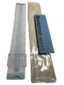 Vtg Staedtler Noris No. 944 03 Slide Ruler W/ Manual & Case Drafting Tool Japan - Picture 1 of 4