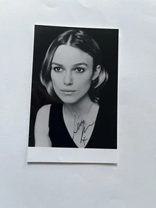 Kerra Knightley original handsigniertes handsigniertes 4 x 6 s/w Foto SCHÖN! - Bild 1 von 1