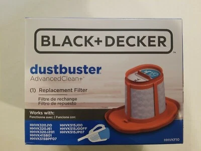 ONE BLACK+DECKER Dustbuster Advanced REPLACEMENT FILTER HHVKF10 Vacuum FREE S/H - Image 1 of 4