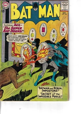 Batman 158 Super Bat-Hound VG 1963 Glossy - image 1 of 4