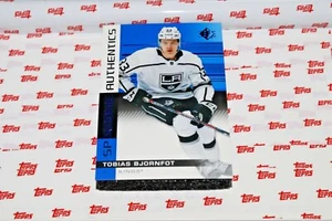 2019-20 Upper Deck Blue FOIL Authentics Tobias bjornfort ROOKIE #101 Rangers SP - Picture 1 of 2