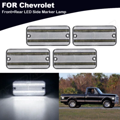 4xLED Side Marker Light For Chevy Chevrolet  GMC C/K/G/P 10 20 30 1500 2500 3500 - Image 1 of 4
