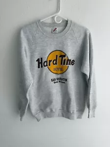 Vintage Hard Time Hotel San Quentin Prison Comedy Spoof Parody Humor Crewneck L - Picture 1 of 11