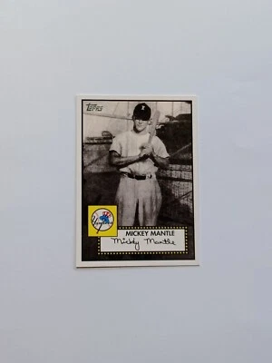 2007 Topps 1952 Design Story Card #MMS14 Mickey Mantle New York Yankees HOF  - Image 1 of 2