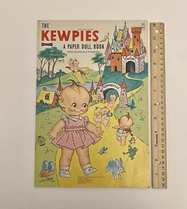 Vintage Kewpie Kewpieville Paper Doll Book Uncut Punch Out Press Out 1960s 1968. - Picture 1 of 10