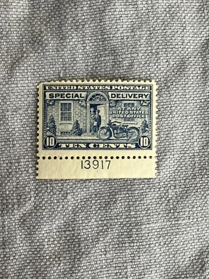 US E12 Special Delivery 10 Cent Pl# Single Lot 040 - Image 1 of 2