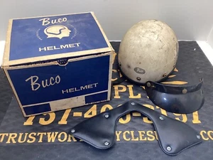Vintage Buco Traveler Motorcylce Helmet Used WITH BOX - Picture 1 of 8