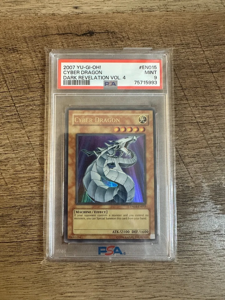 YuGiOh Cyber Dragon PSA 9 DR04-EN015 Ultra Rare - Image 1 of 1