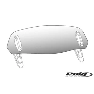 PUIG 6871W REPLACEMENT ONLY CLEAR SPOILER DEFLECTOR WITHOUT FIXING 6319 - Picture 1 of 1