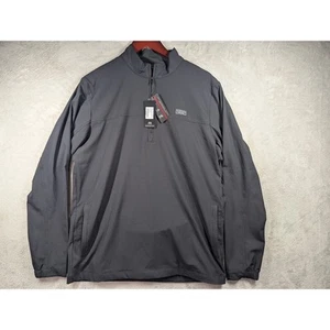 NWT Travis Mathew Men's Wanderlust 1/4 Zip in Black Sz MEDIUM MSRP $139 Golf - Picture 1 of 8
