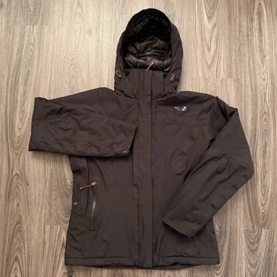 Chaqueta para mujer North Face Summit Series Hyvent Alpha negra con cremallera frontal - pequeña Foto 1 de 4