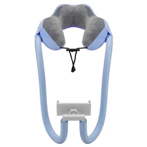Phone Neck Pillow Holder for Plane Travel Adjustable Cell Phone Stand with6996 - Picture 1 of 7