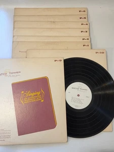 Jehovah Witness Watch Tower Bible Tract P1-P6 P9 P10 LP's Vinyl 33 rpm Long Play - Picture 1 of 10