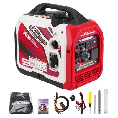 Inverter Generator 4KW Max 3.2KW Portable Silent Petrol Bluetooth for Camping - Image 1 of 4