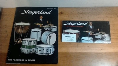 1963 Slingerland Drums Tympani Catalog No 63 Gene Krupa Vintage.  Plus  brochure - Image 1 of 4