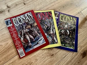 Conan Saga 1-3 Marvel Magazine 1987. First Three Issues. Conan The Barbarian. - Picture 1 of 9