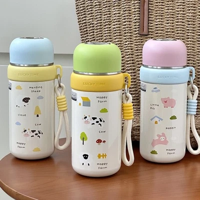 Cartoon Prints Travel Coffee Mug 350/500ml Outdoor Water Bottle - Image 1 of 4