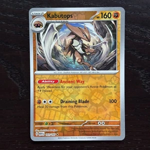 Kabutops 141/165 Pokemon 151 Scarlet & Violet Reverse Holo Rare NM - Picture 1 of 2