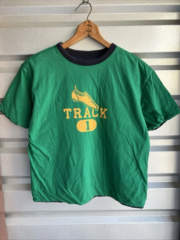 Camisa Reversible Doble Cara Pista Atlética Gap Vintage Años 70 80 Pequeña 19x22 EE. UU. Foto 1 de 4