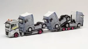 Camión Herpa HE311984 1/87 MAN TGX XLX Euro 6c Loder con 3 MAN TGX GX Elf King - Imagen 1 de 6