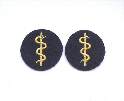 DDR NVA Volksmarine Aufnäher Abzeichen Arzt Medizin f Marine Uniform Polizei See - Bild 1 von 2