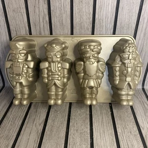 Rare Nordic Ware USA Nutcracker Sweets 6-Cup Cakelet Pan - Picture 1 of 6