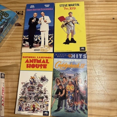 Dirty Rotten Scoundrels, The Jerk, Animal House, Caddyshack II VHS - Image 1 of 4