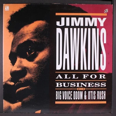 JIMMY DAWKINS: all for business DELMARK 12" LP 33 RPM - Image 1 of 2