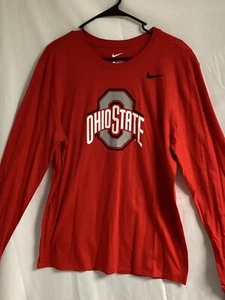 Camiseta de manga larga para hombre Ohio State Nike talla L - Imagen 1 de 7