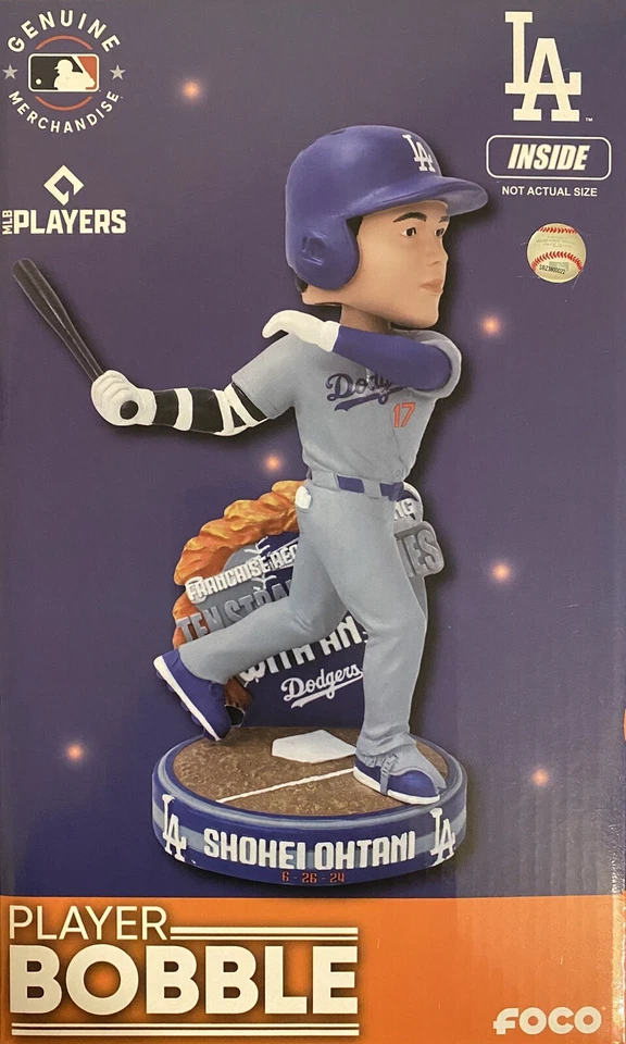 Shohei Ohtani Los Angeles Dodgers Franchise RBI Streak Bobblehead #31/124 - Image 1 of 1
