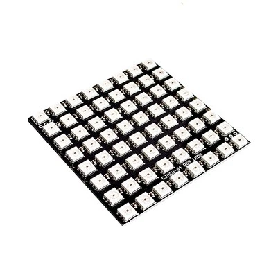 WS2812 8x8 64 LED Matrix LED 5050 RGB Full-Color Driver Black Board for Arduino  - Bild 1 von 2