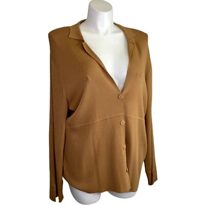 NWT Dialogue Euro Crepe Knit Cardigan Sweater 2X Button Up Long Sleeve NEW - Image 1 of 4