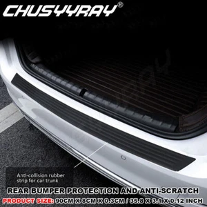 FOR BMW E90 LCI E91 E81 E87 REAR BUMPER COVER PROTECTOR 90cmX8cm Rubber 1PCS - Picture 1 of 12
