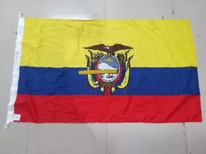 ECUADOR Vintage Nautical Country Out Door Flag | From Ship Salvage (6648) - Picture 1 of 1