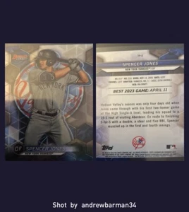 2023 Bowman's Best - Top Prospects Refractor #TP-5 Spencer Jones (RC) - Foto 1 di 1